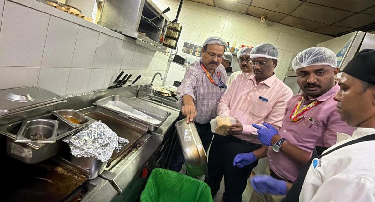 Karnataka’s Food Safety wing conducted raids in Bengaluru to inspect hygiene standards, storage facilities and food quality.